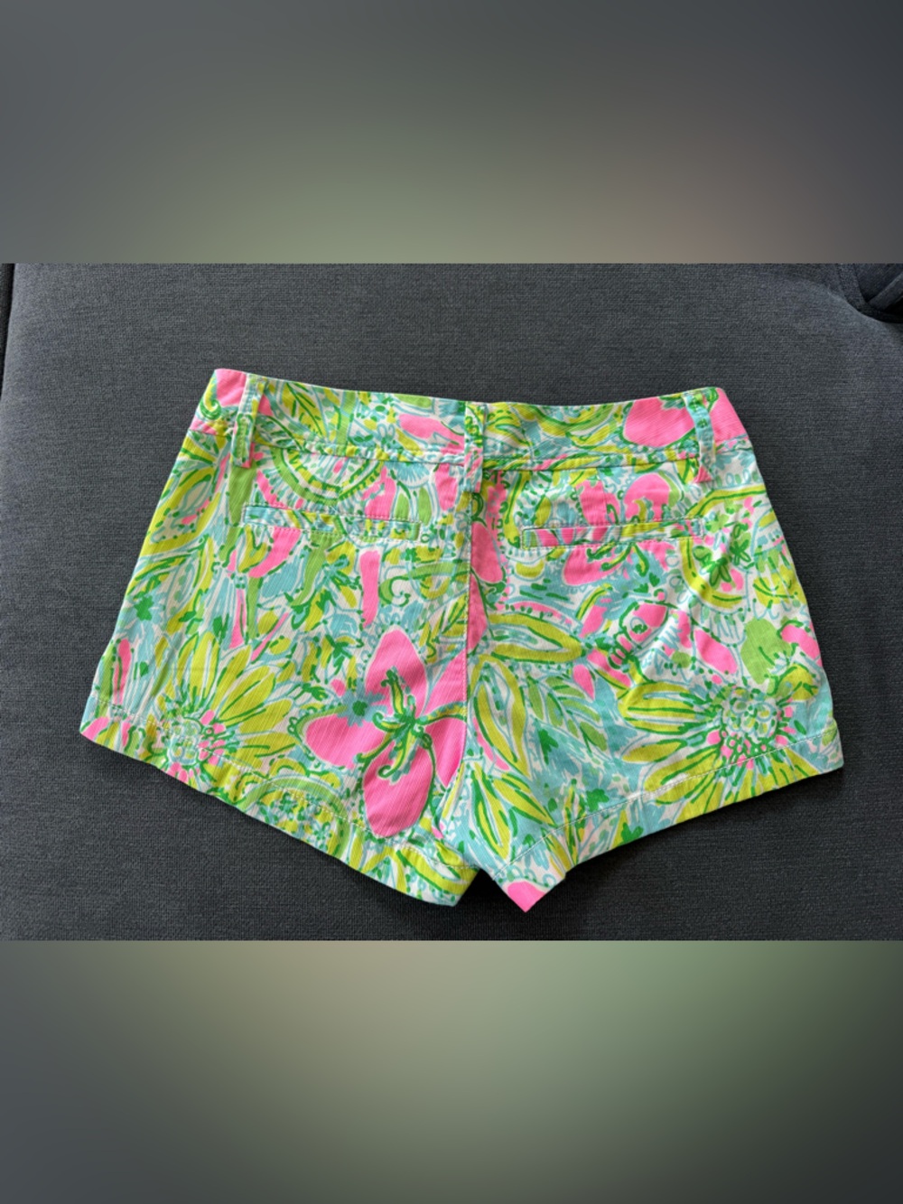 Lilly Pulitzer Walsh Short - Coconut Jungle - Size 4, Resortwear, Pink, Green - Picture 3 of 6